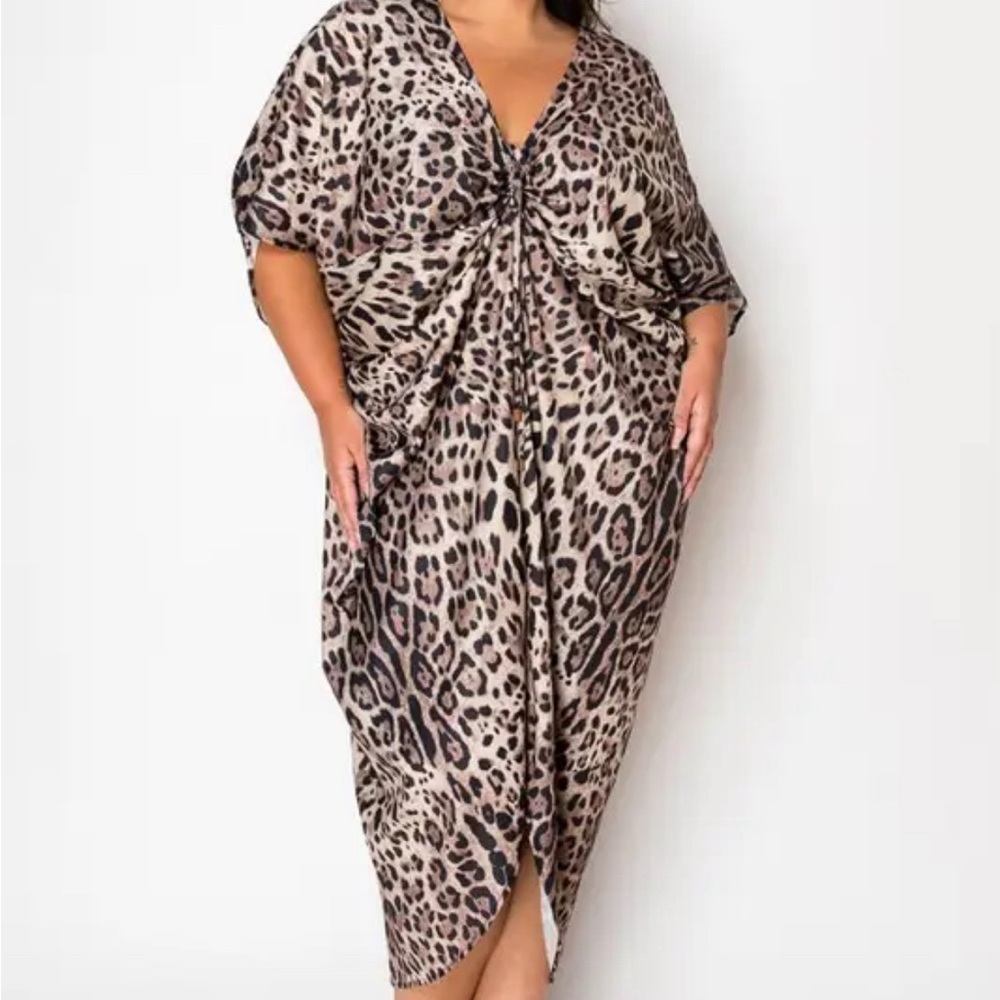 ILLORD| Leopard Maxi Dress w/ Belt